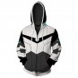 Voltron Cosplay 3D Printed Hoodies Zipper Lightweight Hooded Sweatshirt Jacket