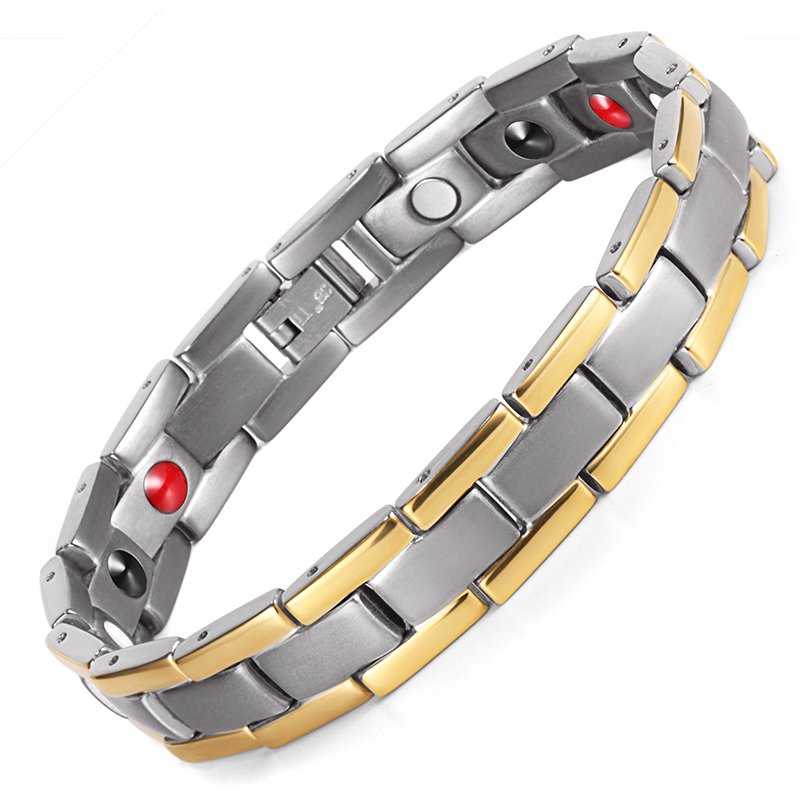 Blood Circulation Bracelet | Mens Titanium Bracelet