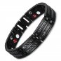 Titanium 4 Health Elements Magnetic Pain Relief Bracelets for Arthritis