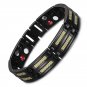 Titanium 4 Health Elements Magnetic Pain Relief Bracelets for Arthritis