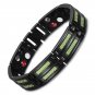 Titanium 4 Health Elements Magnetic Pain Relief Bracelets for Arthritis