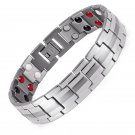 Legend - Mens Titanium Germanium Ion FIR Magnetic Bracelets Benefit