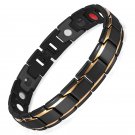 Super Hero- 4 in 1 Stainless Steel Bio Energy Magnetic Bracelets Pain Arthritis