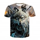 Personalized Creative Novelty 3D Wolf Printed Short Sleeve T-Shirts