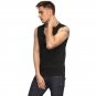 Men's Black Casual V-neck Sleeveless Vest