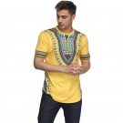 3D National Style Printing Round Neck Men Short Sleeve T Shirt