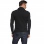 Men's Black Fashion Wool Blend Top