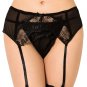 Plus Size Sexy Transparent Lace Garter Panty
