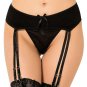 Plus Size Sexy Strappy Garter Panty
