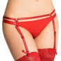 Plus Size Double Straps Concise Garter Panty