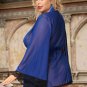 Plus Size Haley Mesh & Lace Robe Set