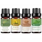 Organic Oil Bergamot Sandalwood Lemongrass Peppermint For Diffusers