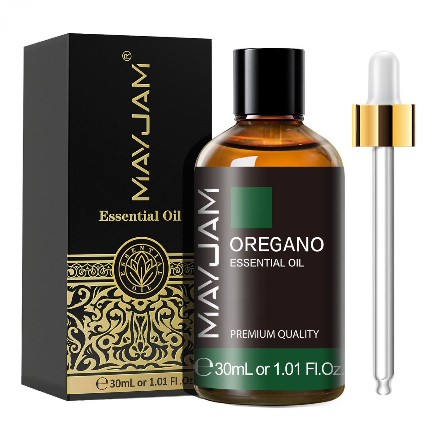 30ML with Dropper Essential Oils Oregano Lemon Eucalyptus
