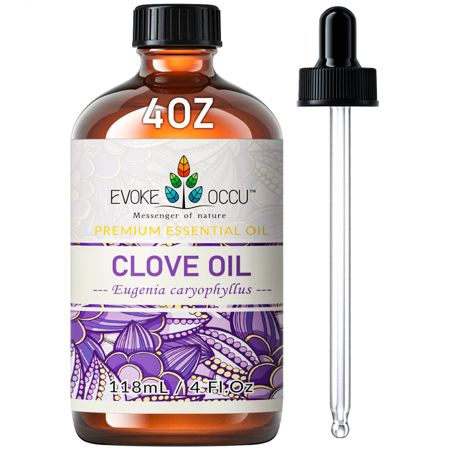 118ML/4 Fl.Oz. Essential Oils, Premium Clove Plant Oil