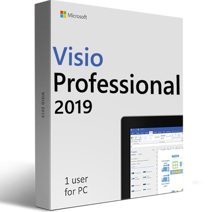 Microsoft Visio 2019 Professional- for windows 10 only