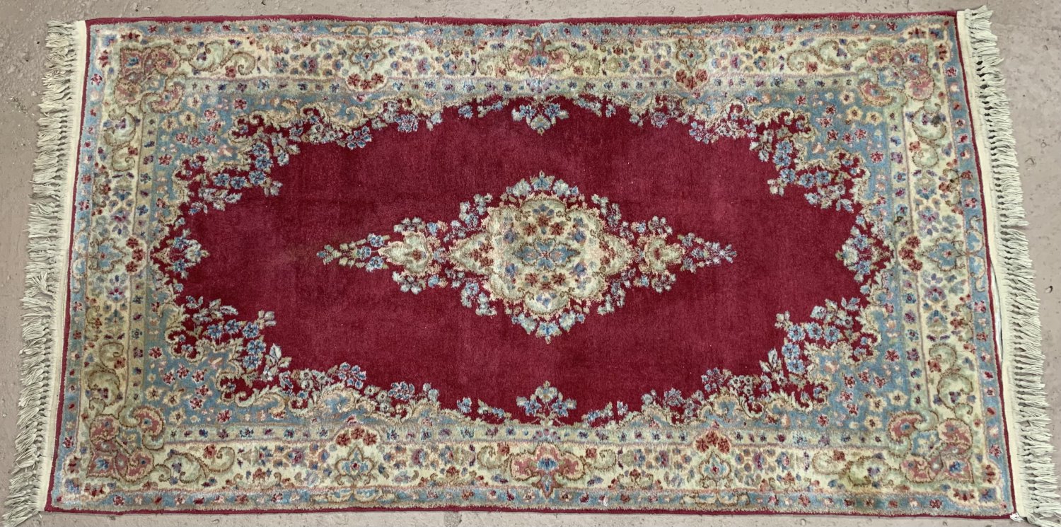 Laver Kirman Handmade Wool Rug 86" x 46"