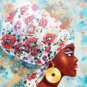 African. Oil on Stretched canvas, signed.