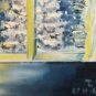 The holiday comes to us...Oil on Stretched canvas, signed.
