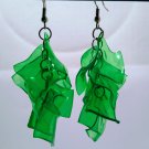 Green Cascade Earrings