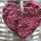 Embossed Heart Ornament
