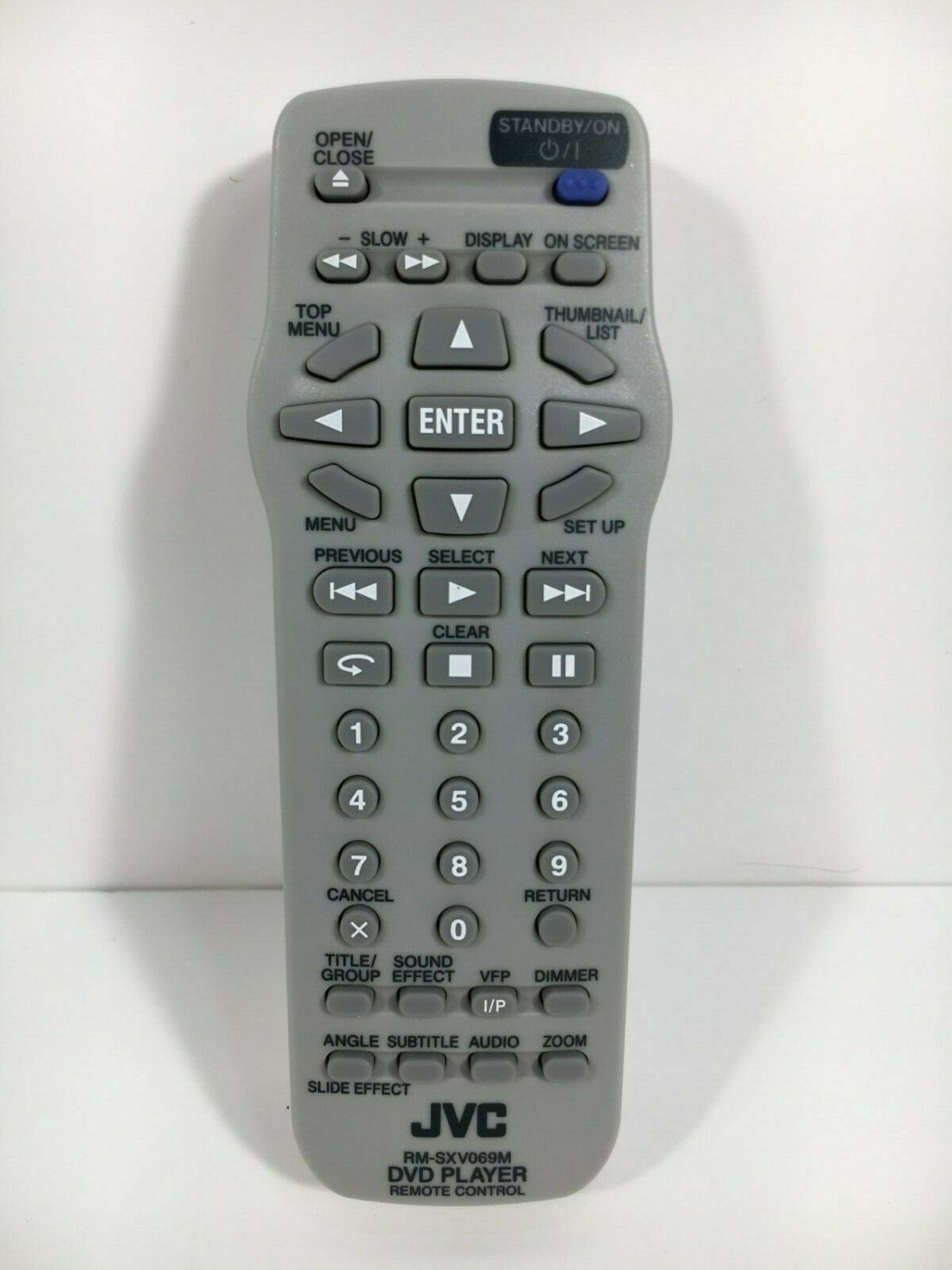 JVC RM-SXV069M Remote Control for XVN322S XVN320B XVN420B XVN2S DVD Video Player