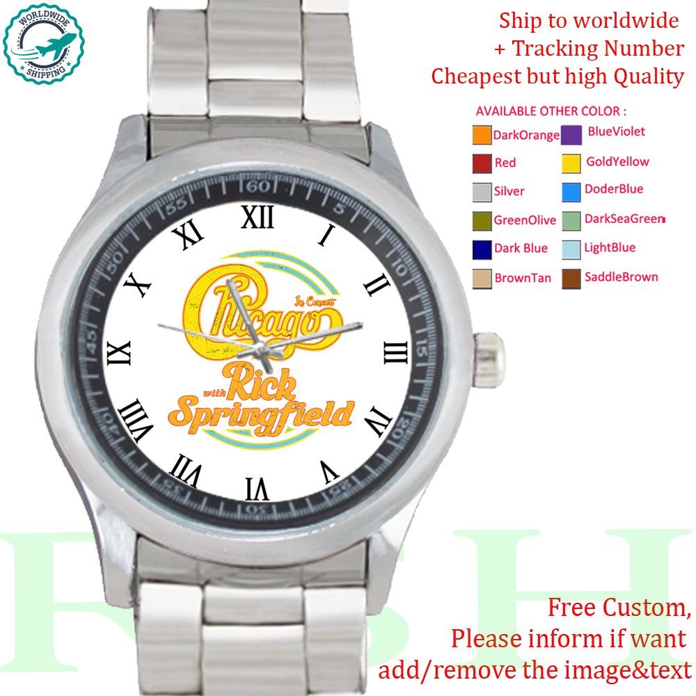 CHICAGO THE BAND, RICK SPRINGFIELD TOUR Concert Album WATCHES