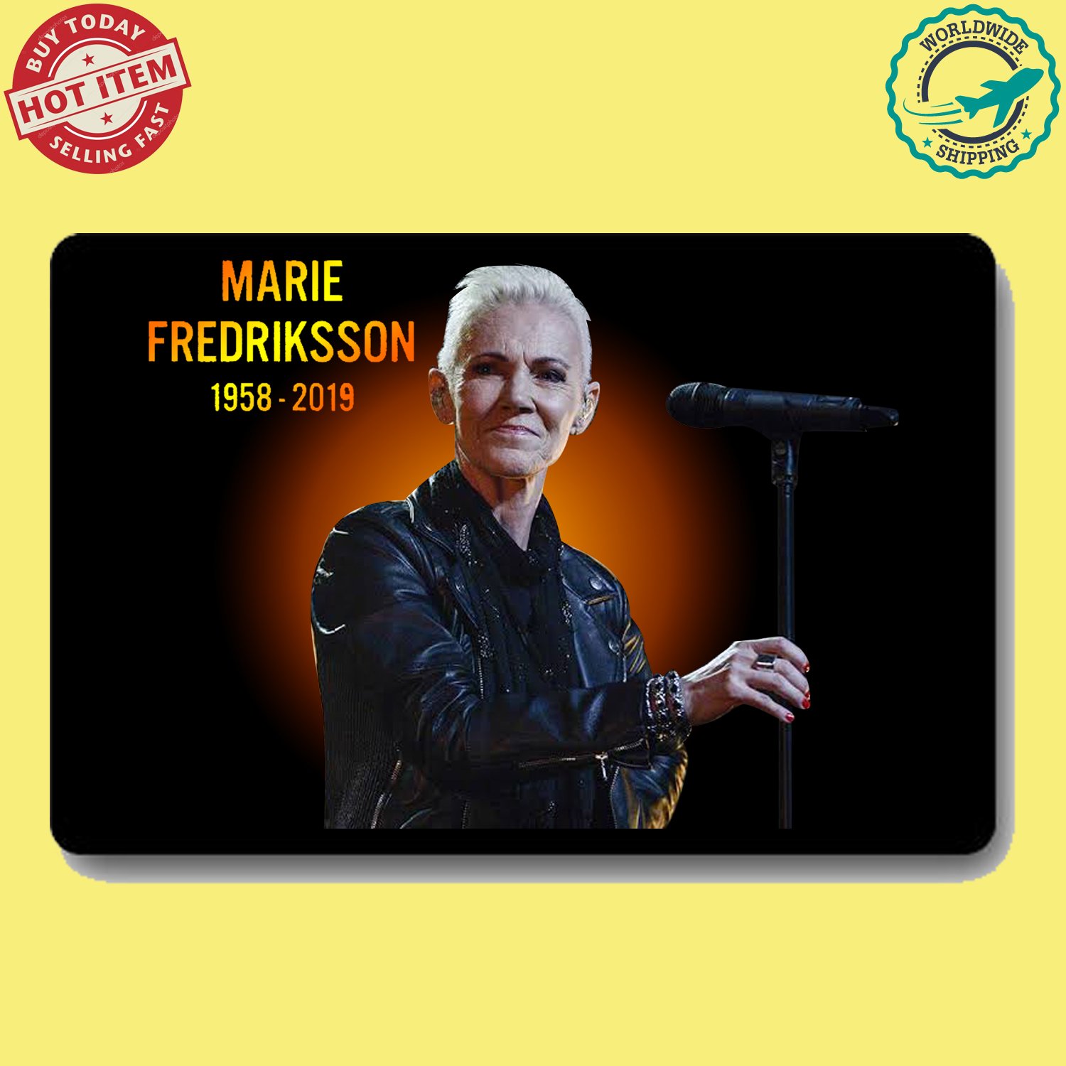 3 MARIE FREDRIKSSON - ROXETTE Concert Album Doormat