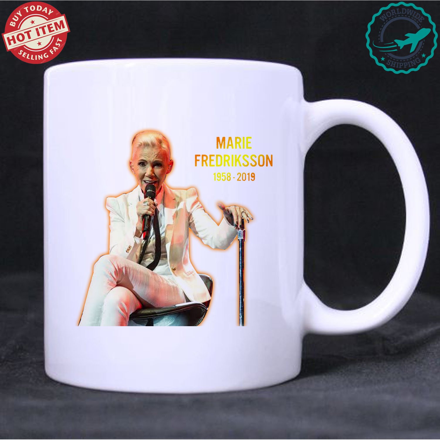 4 MARIE FREDRIKSSON - ROXETTE Concert Album Mug