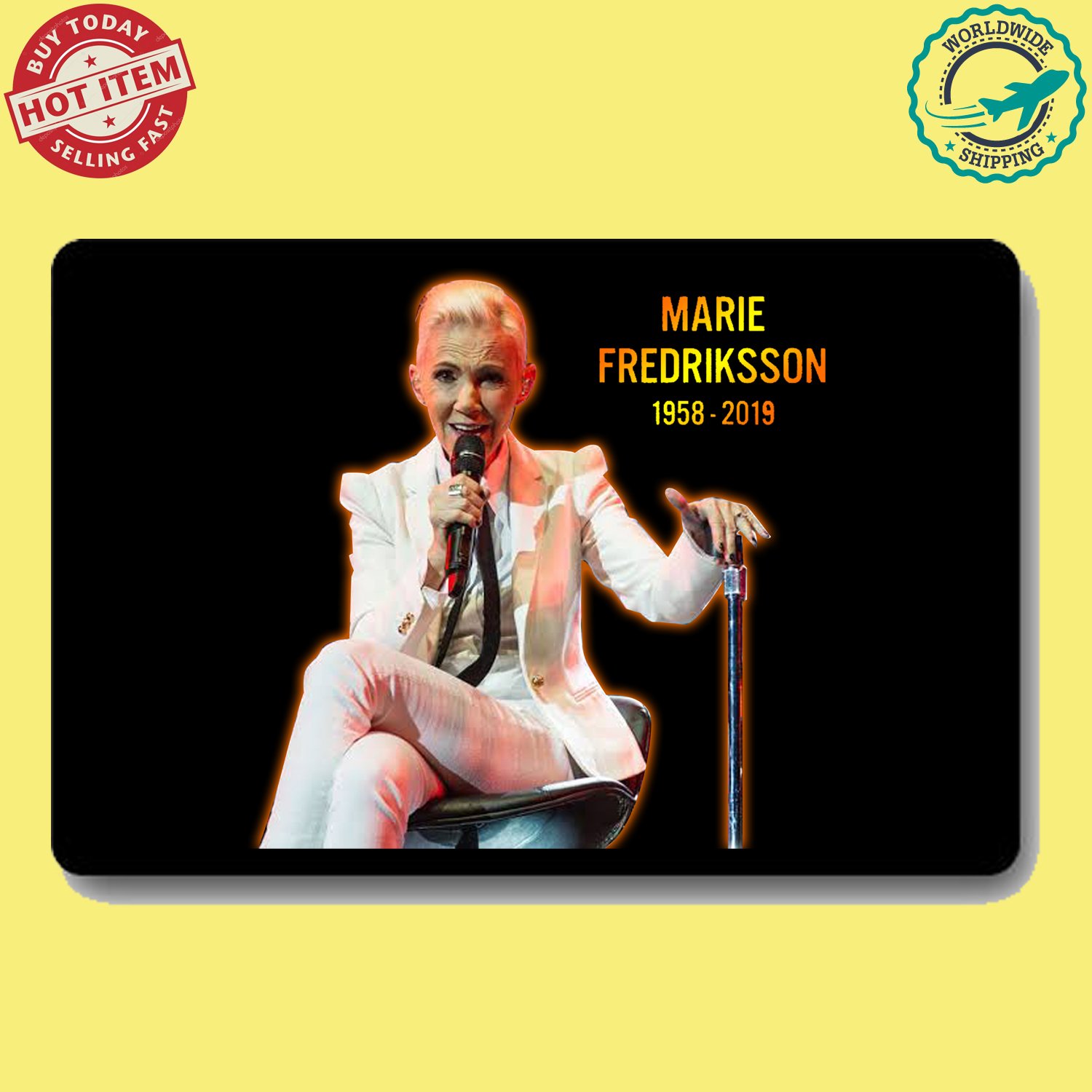 4 MARIE FREDRIKSSON - ROXETTE Concert Album Doormat