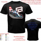 2 ROKiT Williams Racing George Russell Robert Kubica T-shirt S-5XL Kids Toddler