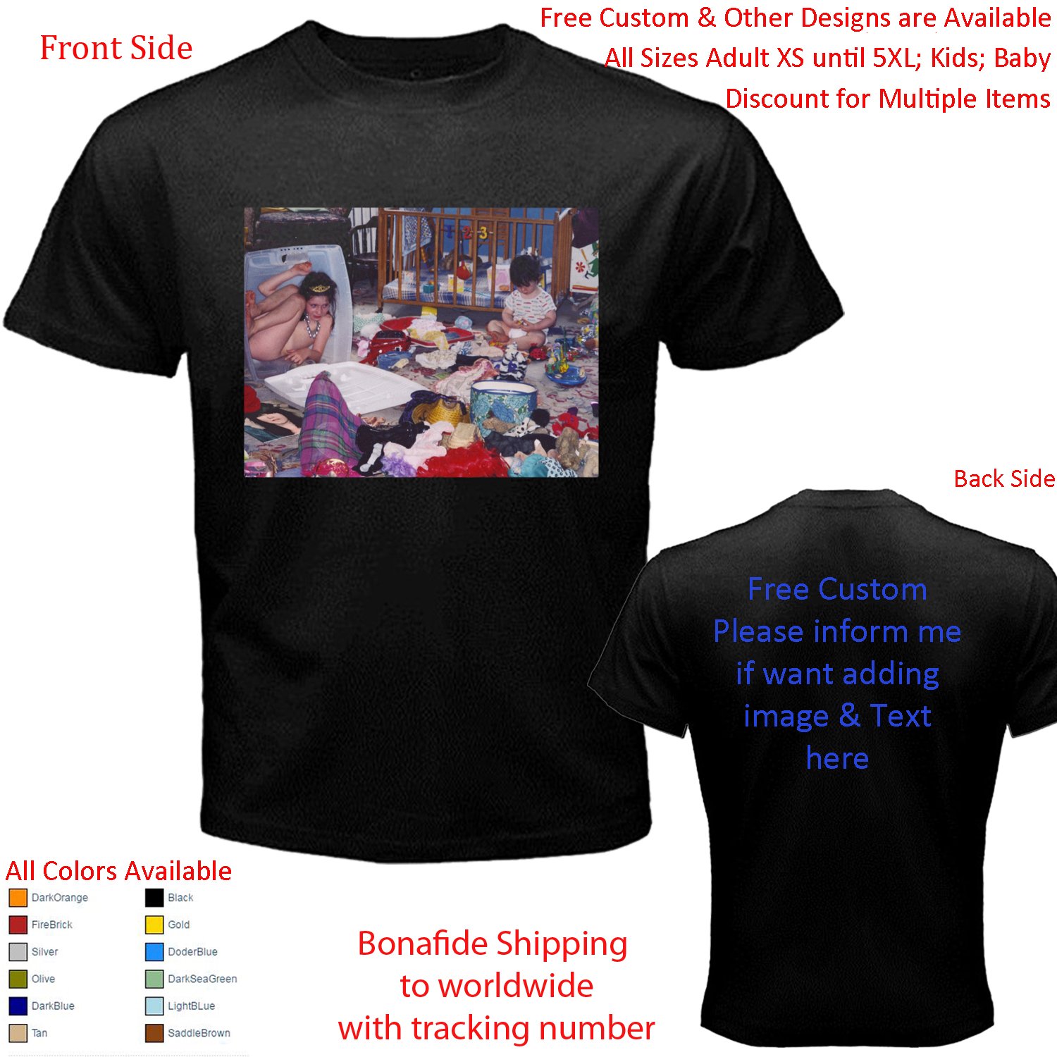 SHARON VAN ETTEN Tour Concert Album T-shirt S-5XL Kids Toddler