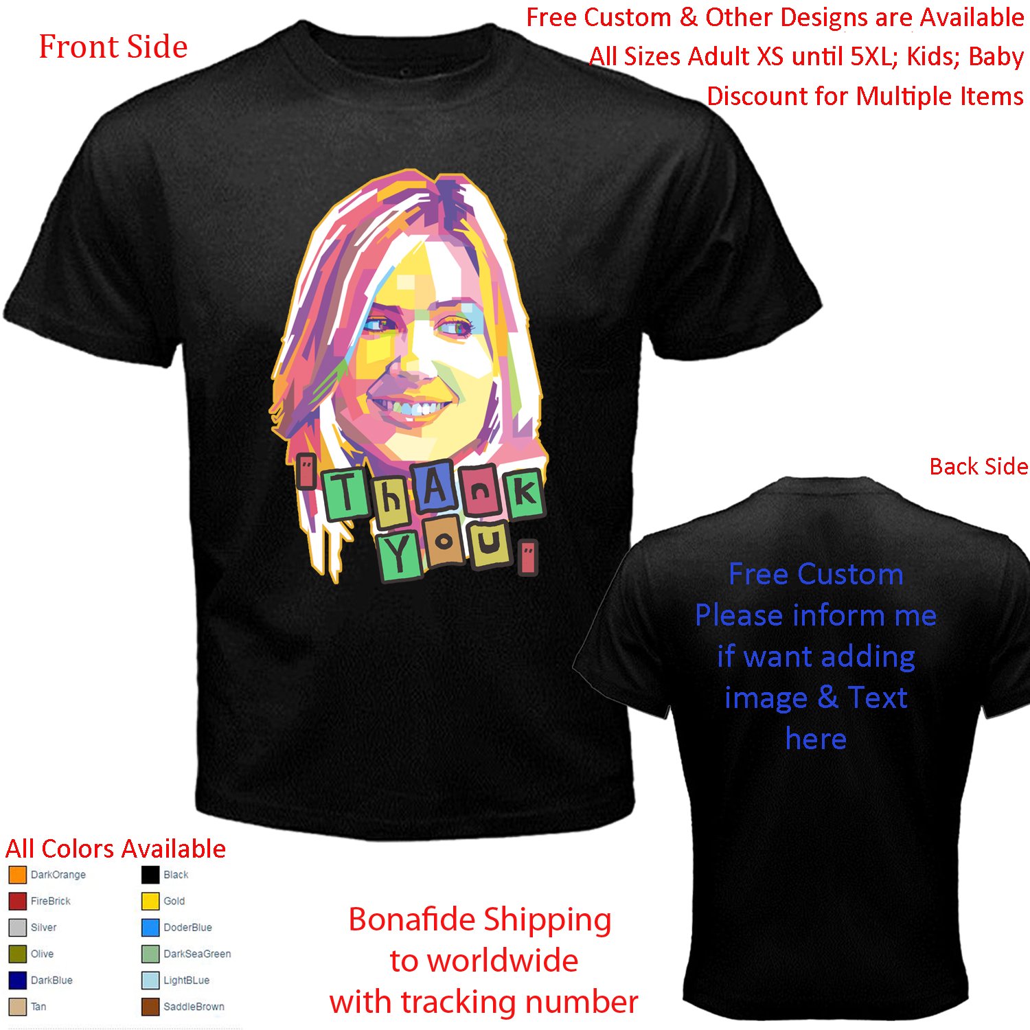 3 Dido - Still On My Mind Tour Concert Album T-shirt S-5XL Kids Toddler