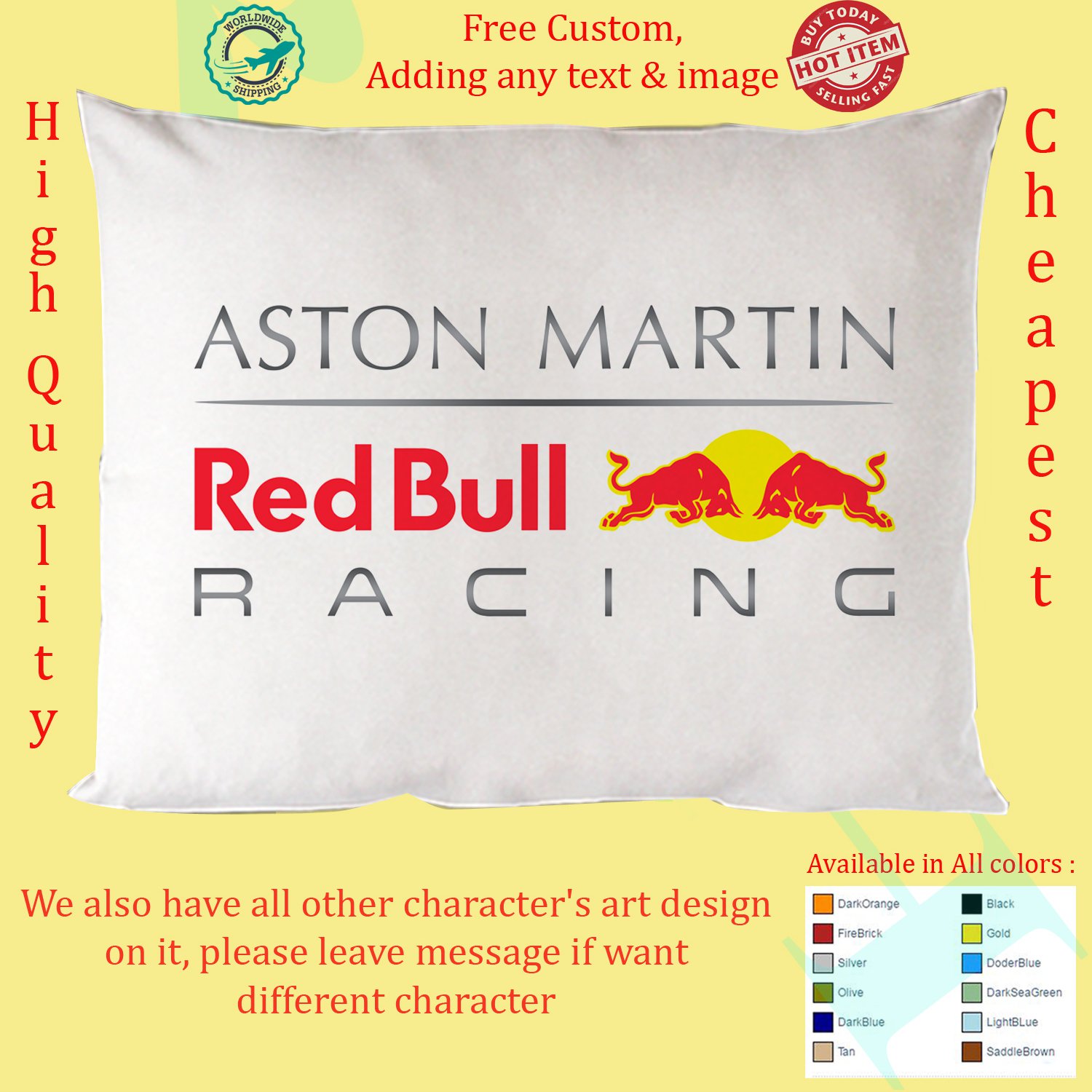 1 ASTON MARTIN RACING Pillow Cases
