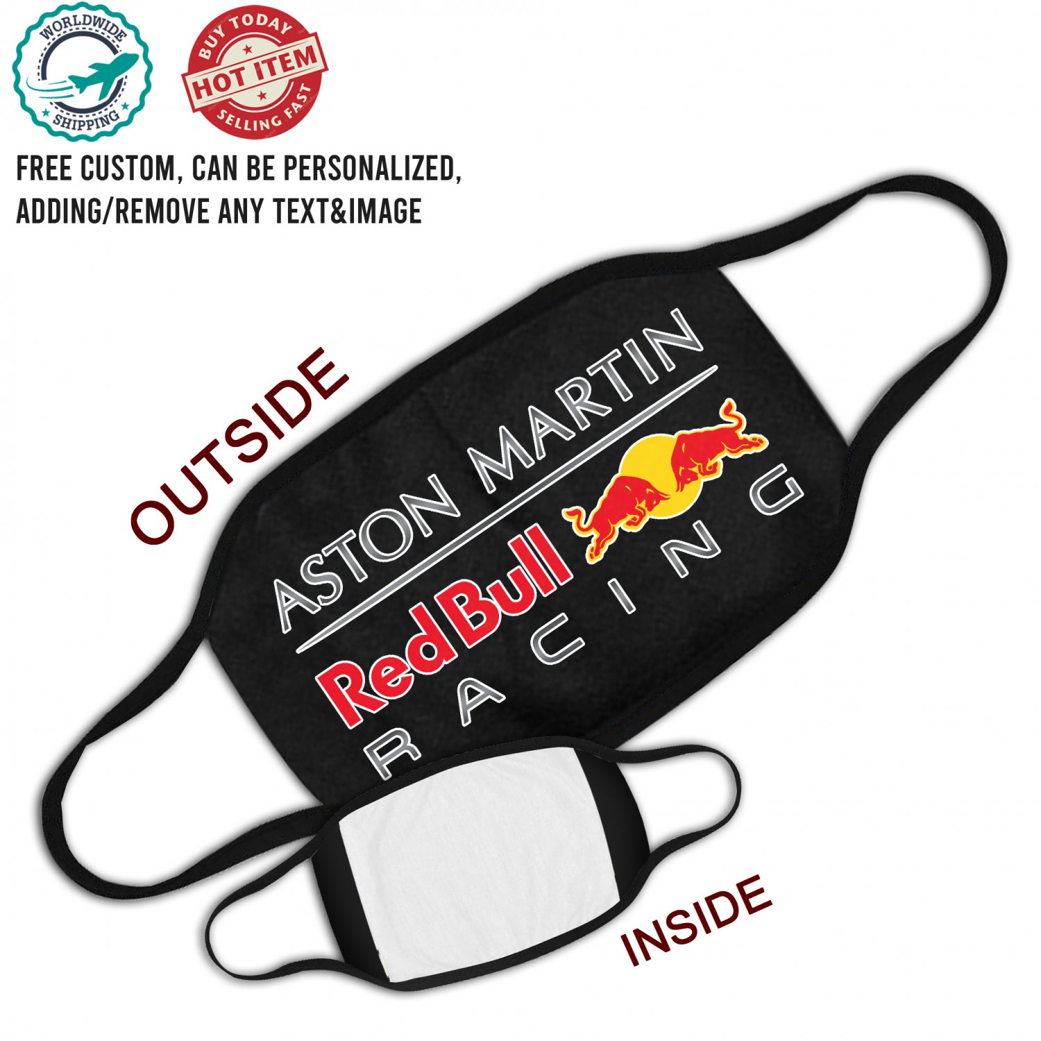 1 ASTON MARTIN RACING Face Mask