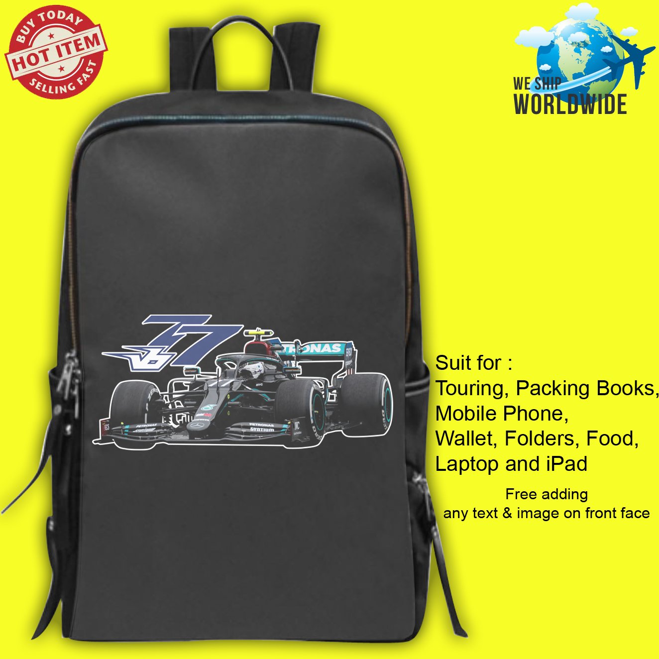 VALTTERI BOTTAS Backpack Bags