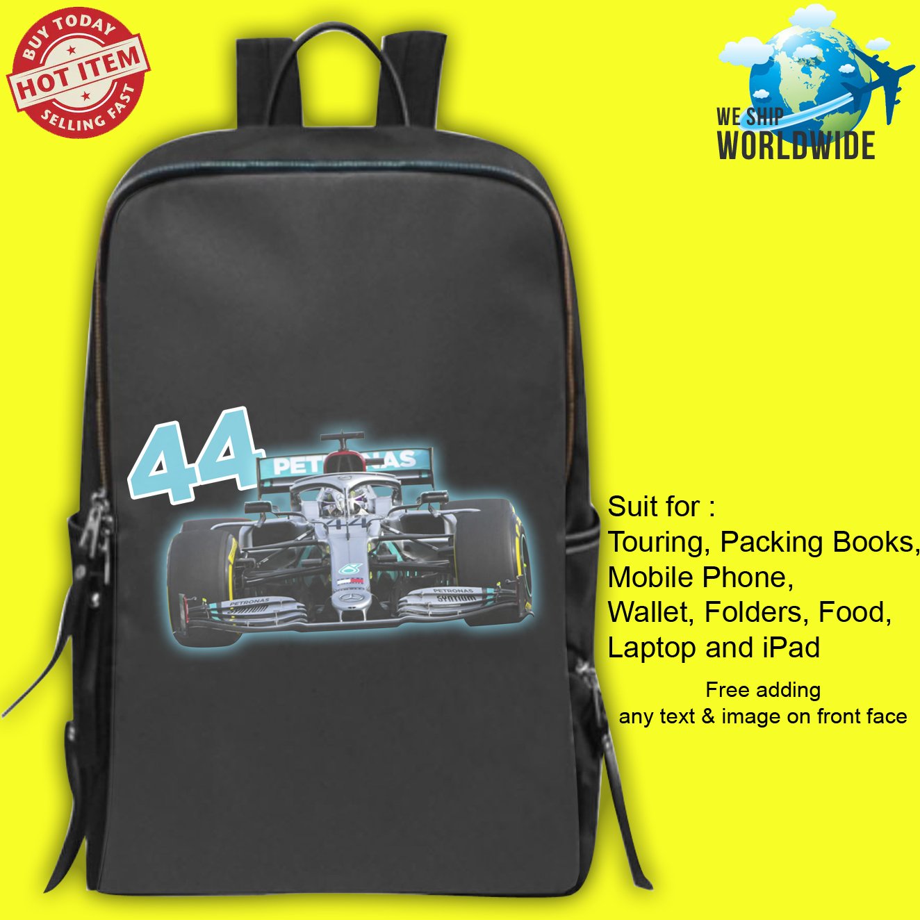 LEWIS HAMILTON Backpack Bags