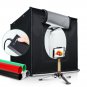 40cm 2 LED Light Room Photo Studio Photography Lighting Tent Kit 5 PVC Backdrop