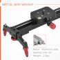 32"" Adjustable Camera Slider Track Rail Stabilizer for DV Video DSLR with Bag