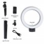 7"" LED Ring Light w/ Stand Kit 5500K Dimmable Lighting Makeup for Camera Phone