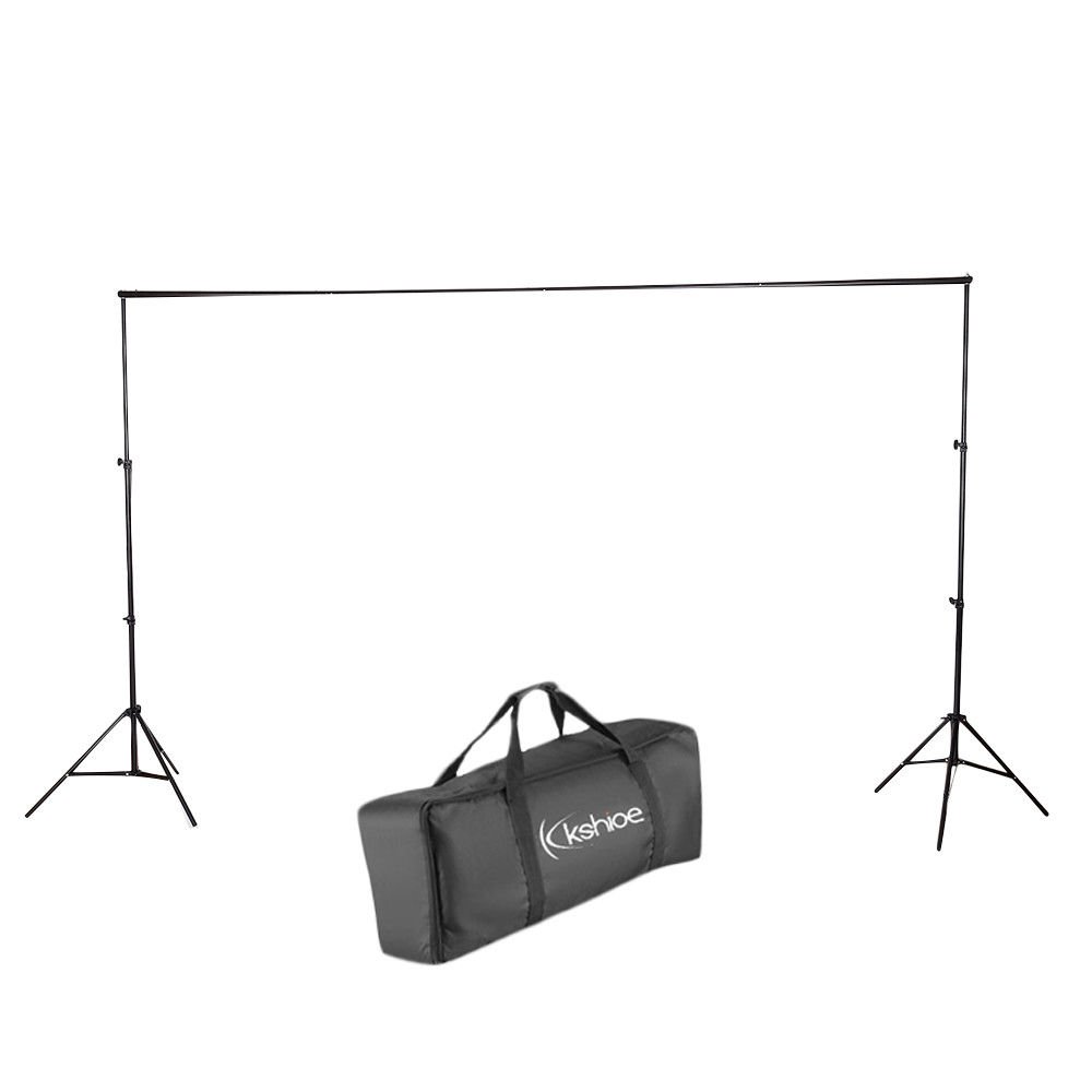 6.5*10 Ft Adjustable Background 2 Support Stand Photo Backdrop 4 Crossbar Kit