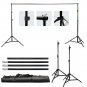 6.5*10 Ft Adjustable Background 2 Support Stand Photo Backdrop 4 Crossbar Kit
