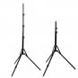 Kshioe Aluminum Adjustable Single 2m Light Stand Reflexed Light Stand Black