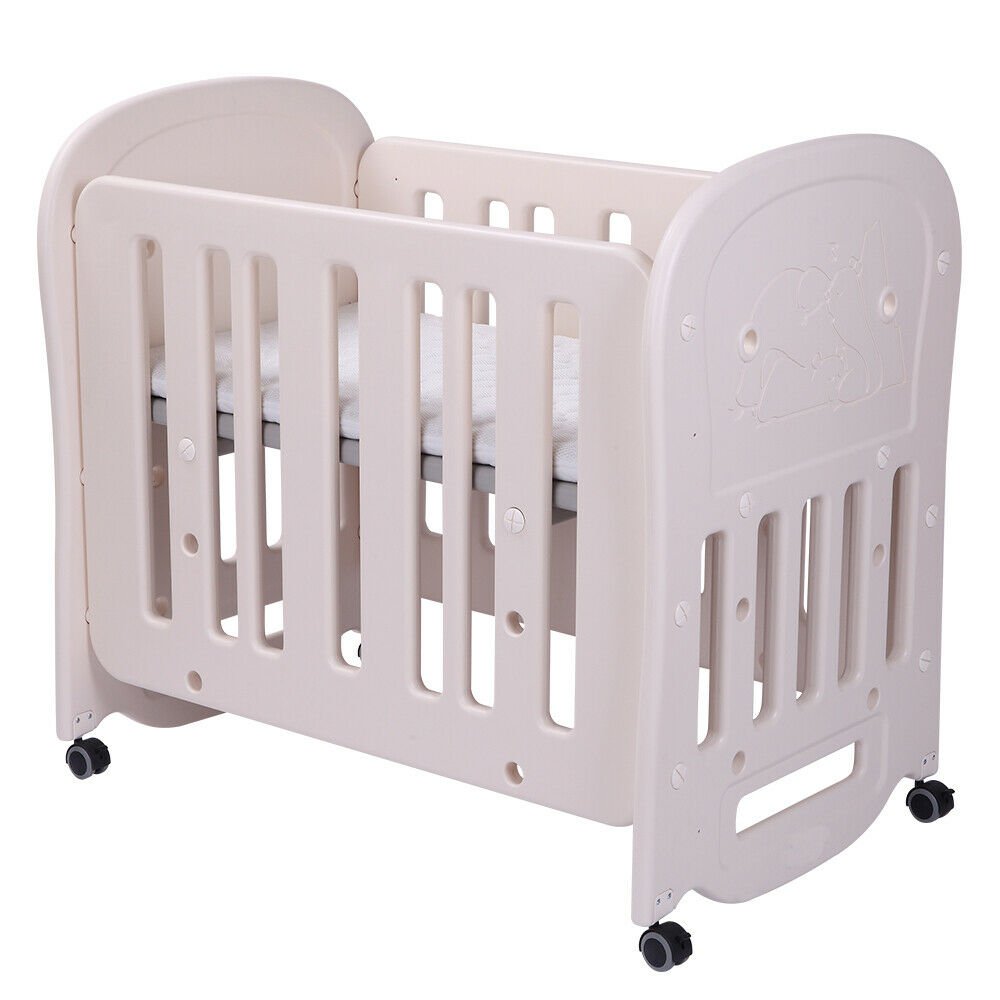 Portable Rocking Baby Sleeper Bassinet Cradle Newborn Crib Bed Nursery ...