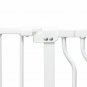 Easy Open EXTRA WIDE Pet Baby Babies Child Toddler Proof Metal Safety Gate White
