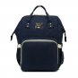 Multifunctional Baby Diaper Backpack Mommy Backpack Nappy Changing Bag Dark Blue