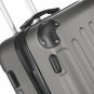 3Pcs Luggage Set PC+ABS Trolley Spinner 20""24""28"" Suitcase Hard Shell Dark Gray