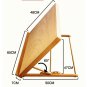 Portable Table Top Fold Easel Adjust Angle Sketch Box Drawing Board Painting Art