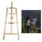 Portable Large Beech Wooden Tripod Easels Sketch Painting Display Picture Holder