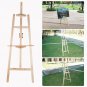 French Easel Wooden Portable W/Display Drawing Board Stand Floor Artist Painters