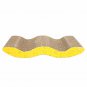 Shape Corrugated Paper Pet Cat Toy Cat Claw-grinding Plate 17.3 x 9.5 x 1.6""